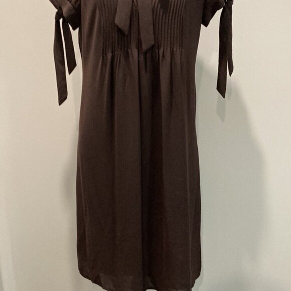 SPENSE Brown Short Sleeve Dress 8 medium - Picture 8 of 13
